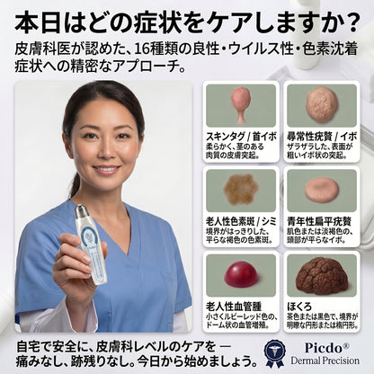 𝐏i𝐜𝐝o® 7日間 タグ＆スポットイレーサー（痛みゼロ・傷跡ゼロ ローラーボールタイプ）💪